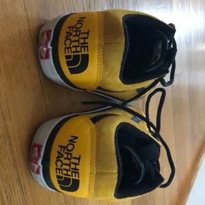 Yellow north face vans